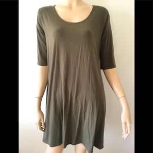 Reformation Tee Shirt Dress Green M